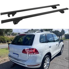 2x 53" Black Roof Rack Cross