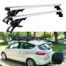 Pair For Ford C-Max Bare Roof Top Racks Crossbar Luggage Bag Bike Kayak Carriers