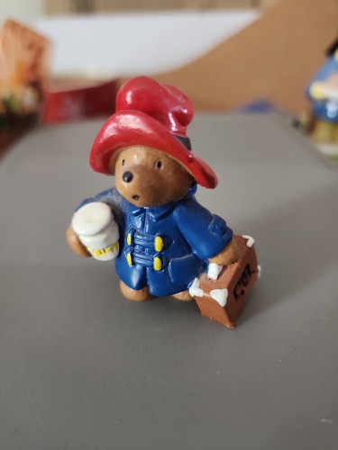 Small rubber paddington bear - rubber,