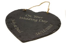 Personalised Slate Heart