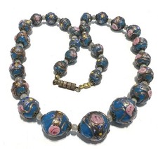 Antique Venetian Blue Glass