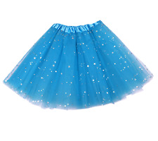 Blue Sparkling Tutu Skirt