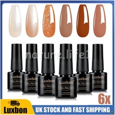 Luxbon 6PCS Gel Nail Polish