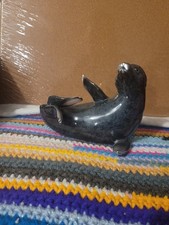 Shudehill Giftware Lying Seal Ornament Pre Owned Excellent  Condition Apprx 12cm