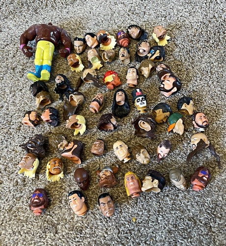 Wwf wwe hasbro fodder heads