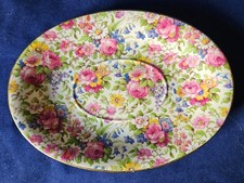 Vintage Royal Winton Grimwades serving dish/plate/saucer "Summertime" chintz  
