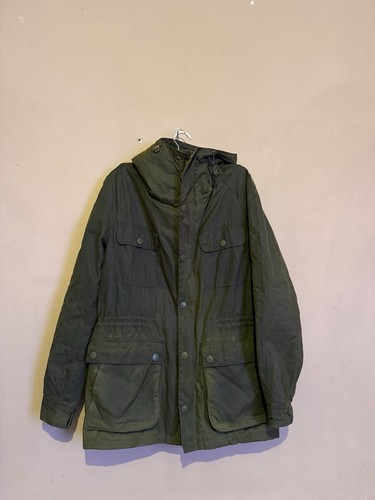 Barbour waxed cotton jacket - cotton, s