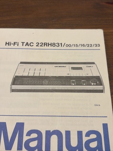 Philips 22rh831 tac - 22rh831,
