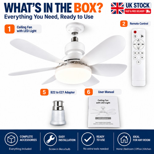 40w led ceiling fan - led,
