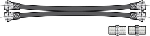 Link twin satellite cable - twin,