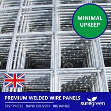 Premium Galvanised Welded Wire Panel | 2.4m x 1.22m | 50mm Hole | 12G | 10 Pack