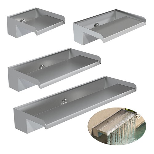 Stainless steel water feature - steel,