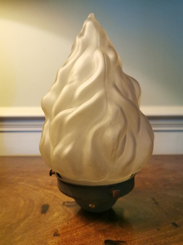 Antique french frosted - frosted, flame