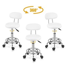 Backrest Salon Stool Massage Hairdressing Swivel Tattoo Spa Chair Hydraulic Lift