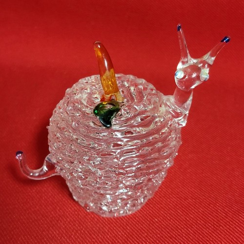 Vtg blown spun - blown, glass