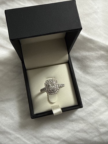 18ct white gold 25ct diamond - white, 1.25ct