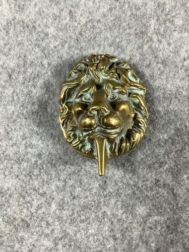Vintage solid brass - solid, lion