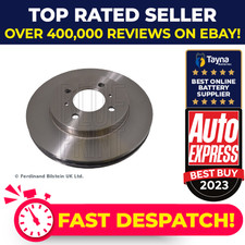 2x Brake Discs Pair Vented fits PROTON SATRIA GTi 1.8 Front 96 to 00 4G93(DOHC)