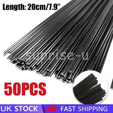 50PCS Plastic Welding Rods PP Welding Sticks For Plastic Welder New