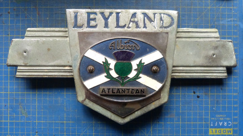 Albion atlantean bus badge - albion,