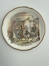 Pall Mall Ware “After Salmon Fishing Party” Plate FWR  Gold Rim Rare Vintage