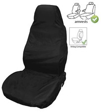Universal Black Lorry / Truck Front Waterproof Seat Cover Heavy Duty Protectors