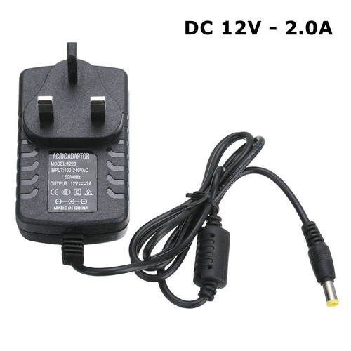 12v adapter power cable - 2a,
