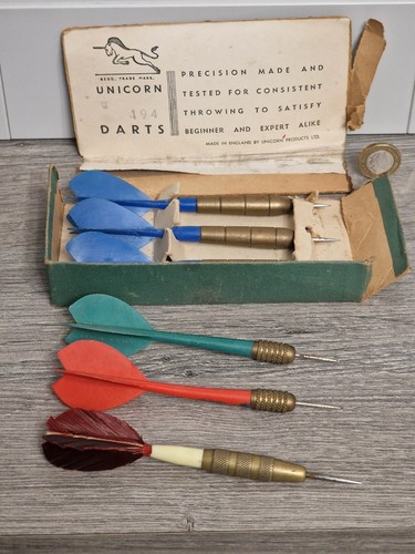 Vintage unicorn darts - unicorn, &