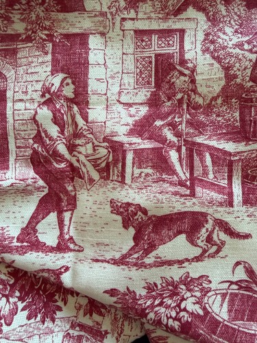 Vintage toile print - vintage,