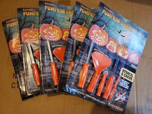 Pumpkin carving kit - kit, 5