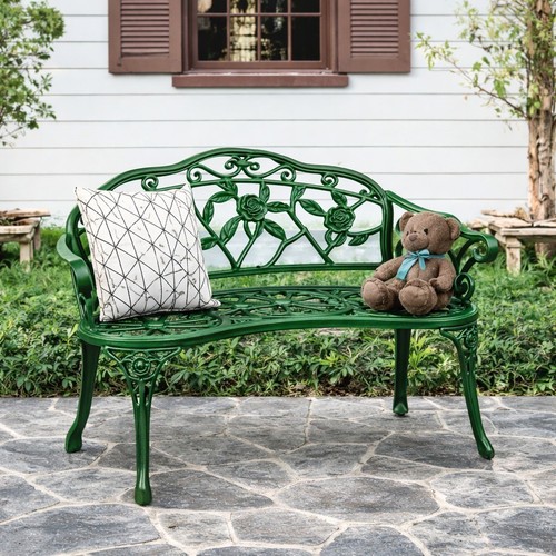 Seater cast metal garden - seater,