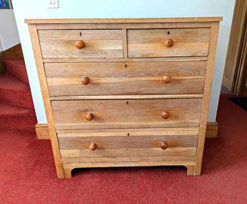 Light oak topped drawer - light,