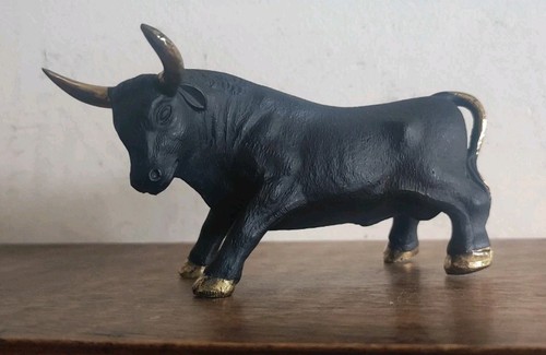 Spanish decorative bronze bull - spanish,