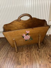 Vintage Large Wood Magazine