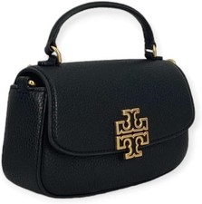 Tory Burch Womens Black Pebble