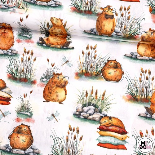Capybara 100 cotton - 100, fabric
