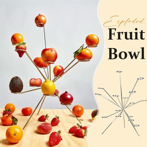 Exploding fruit bowl exploded - exploding,
