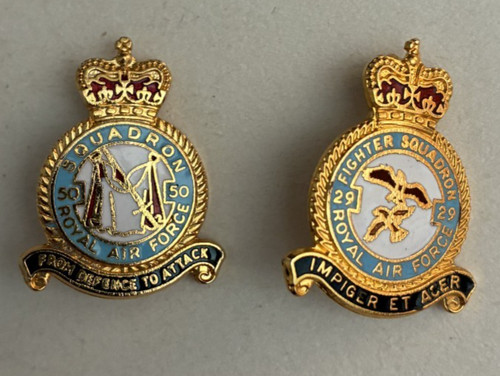 Raf and squadron enamel - raf,