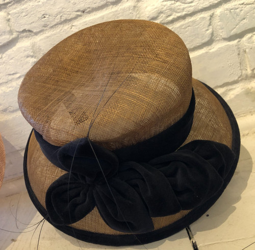 Ladies straw hat - straw,
