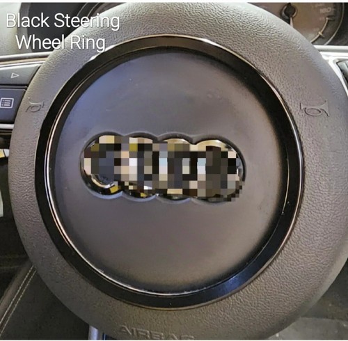 Steering wheel ring black fits - wheel,