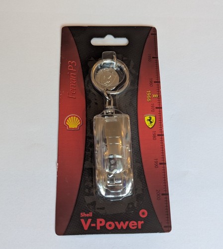 Shell power ferrari keyring - shell, v-power