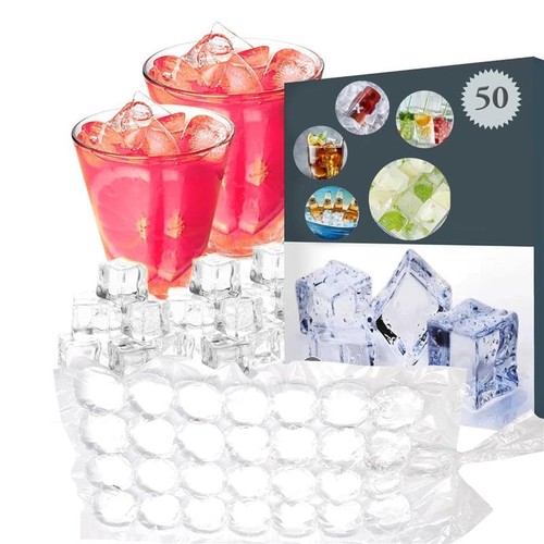 Ice cube freezer bags 50 - bags, –