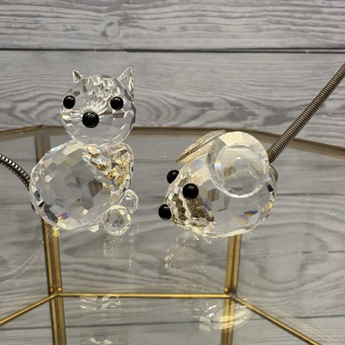 Swarovski crystal mini cat - mini, &