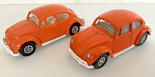 Corgi 383 Volkswagen 1200 Orange Beetle White and Olive Interior variations