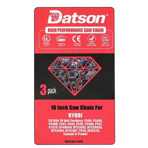 3pack chainsaw chain for - 10",
