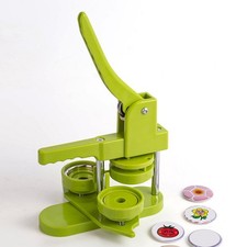 Button Maker Machine Badge Punch Press Mold Making Pinback Supplies 37mm.