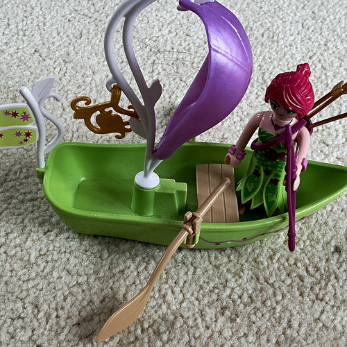 Playmobil fairies rowing boat - fairies,