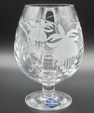 ROYAL BRIERLEY FUCHSIA PATTERN 4¾" BRANDY GLASSES (10219)