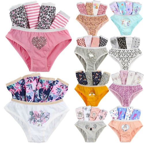 Pairs girls briefs knickers - briefs,