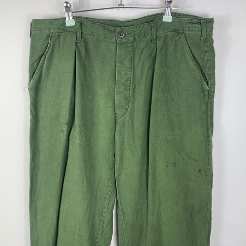 Vintage swedish army trousers - army,